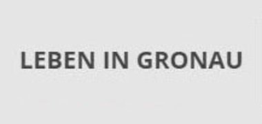 Leben in Gronau Ein Button mit der Aufschrift Leben in Gronau.