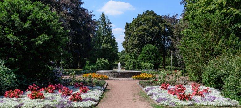 Eper Stadtpark Springbrunnen