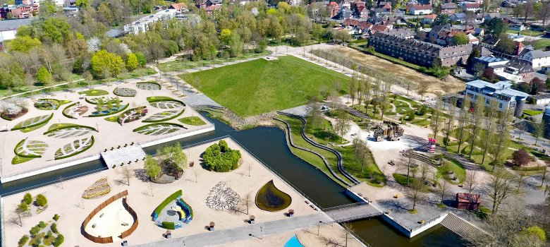 Oben Ansicht Gronauer Inselpark 