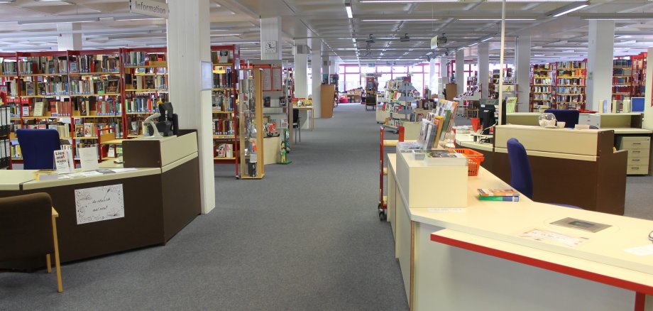 Büchereieingang in Gronau