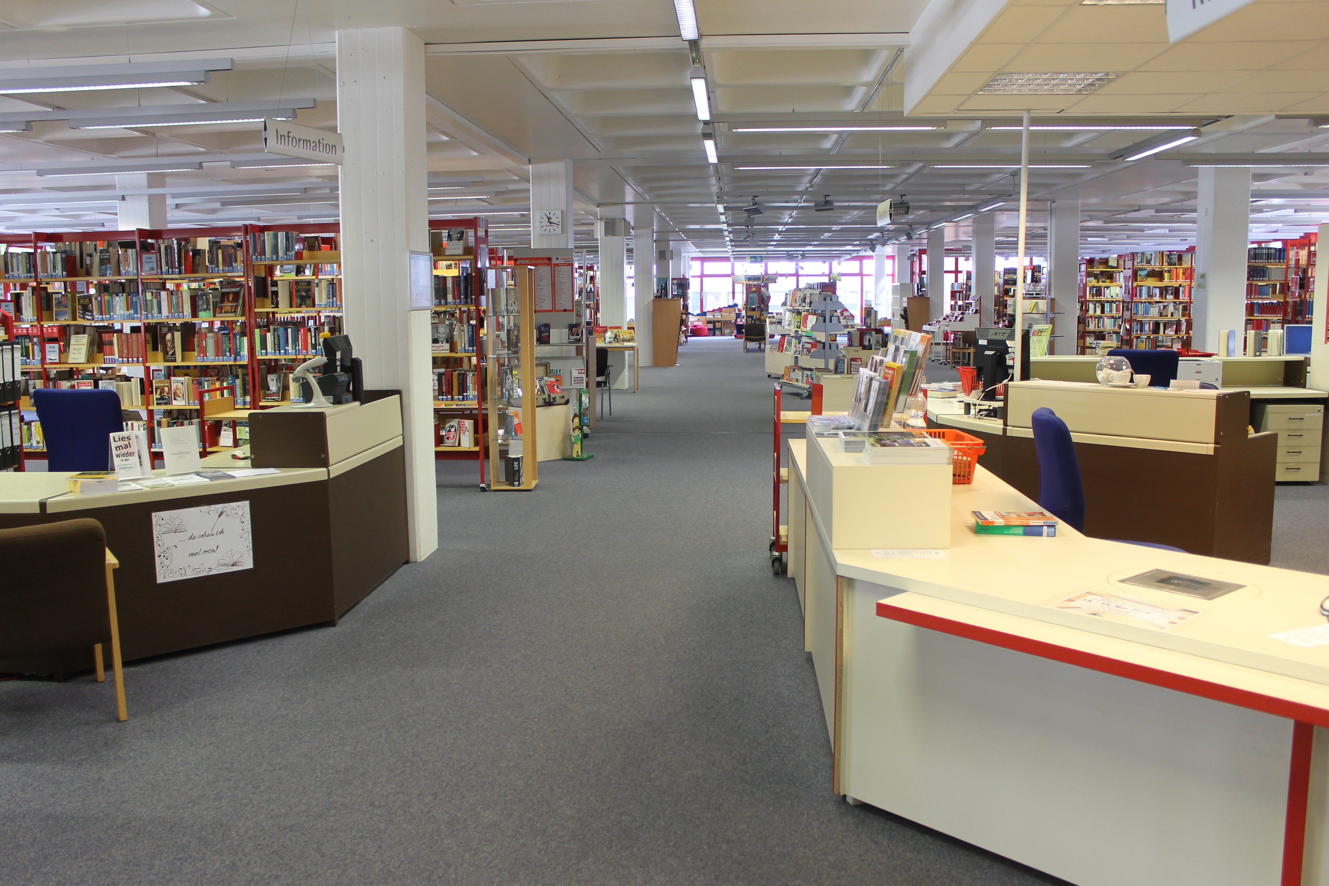 Büchereieingang in Gronau