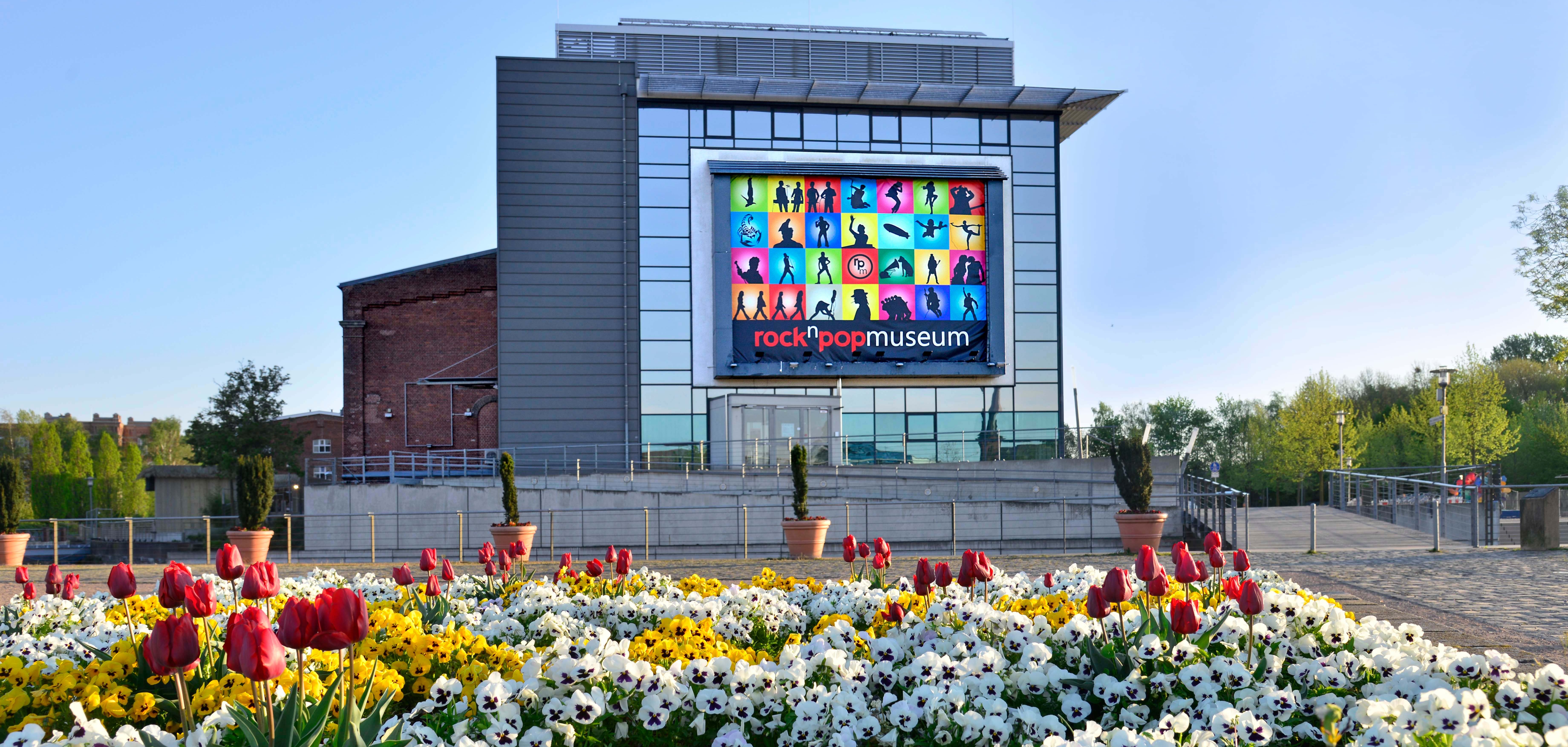 Ausßenansicht rock'n'popsmuseum in Gronau