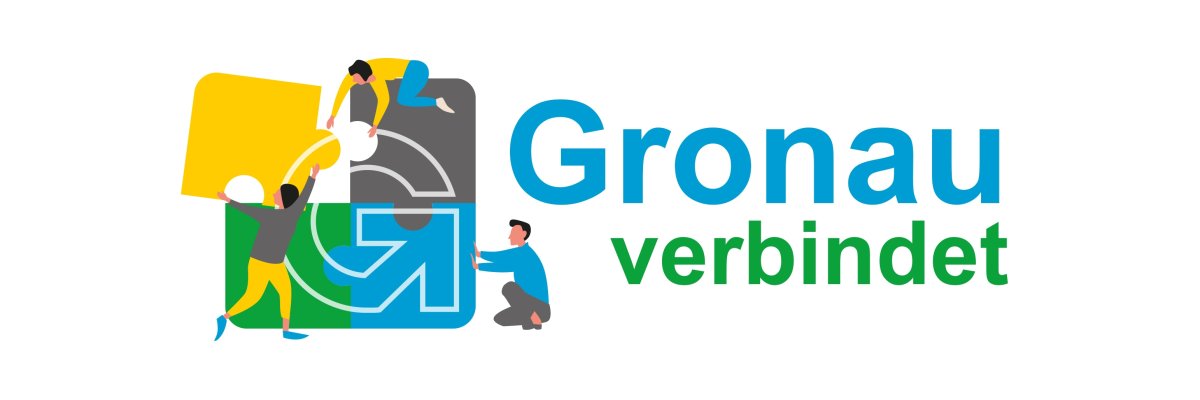 Logo "Gronau verbindet" Logo "Gronau verbindet"
