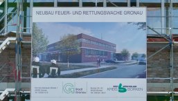 Ein Entwurf des geplanten Neubaus der Feuerwache in Gronau.