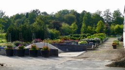 Auf diesem Bild sieht man die Stätische Gärtnerei 