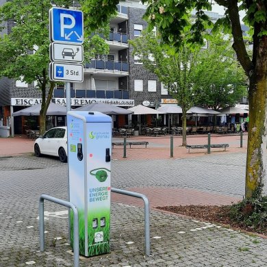E-Auto Ladesäule am Berliner Platz