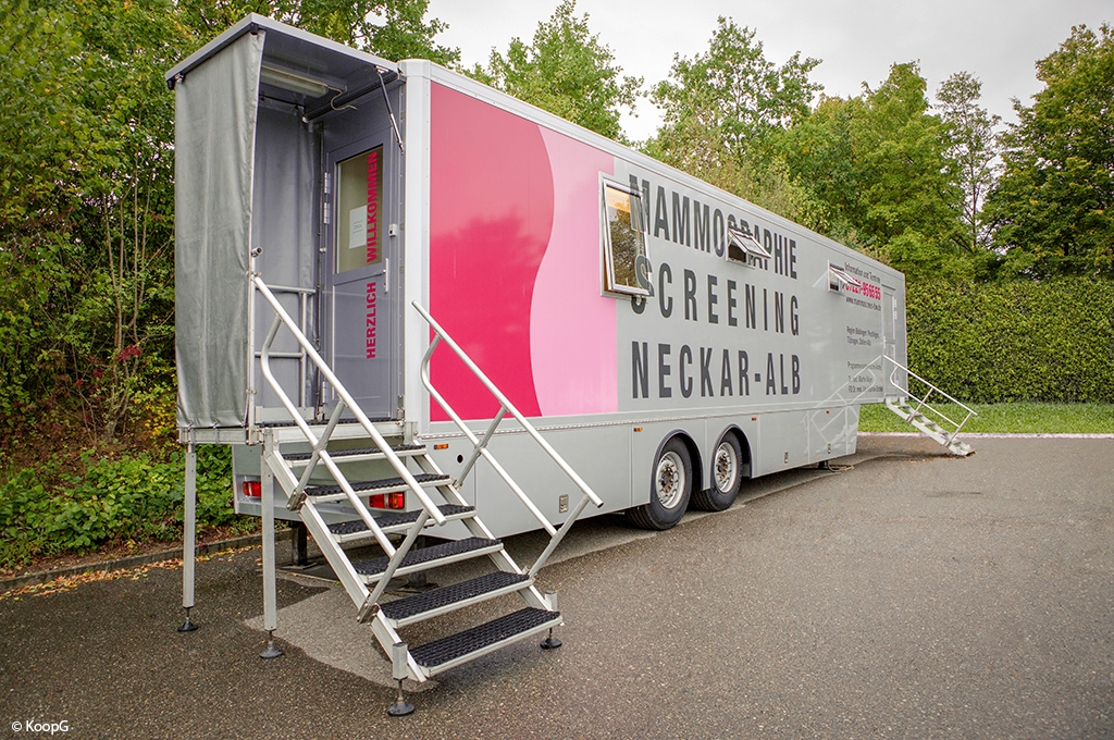 Das Mammobil von außen.