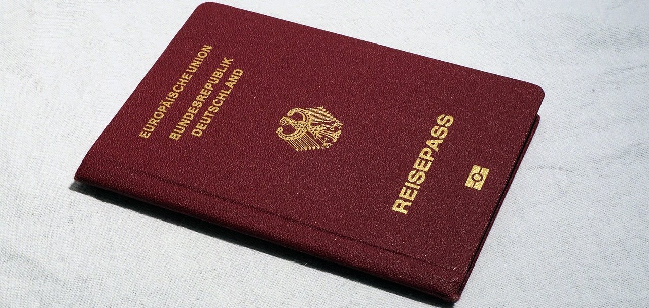 Ein Reisepass.