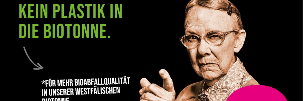 Plakat "Kein Plastik in der Bio-Tonne" Plakat "Kein Plastik in der Bio-Tonne"