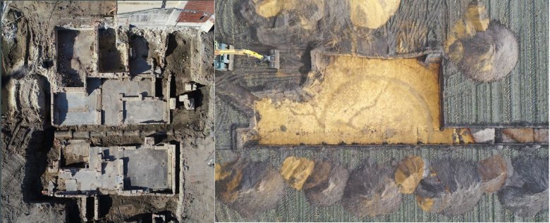 Bilder der archäologischen Grabungen Bilder der archäologischen Grabungen