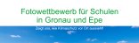 Anzeigebild mit Überschrift für den Fotowettbewerb für Schulen in Gronau und Epe