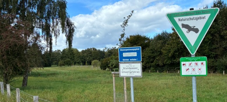 Blick in Richtung Dinkelaue Blick in Richtung Dinkelaue