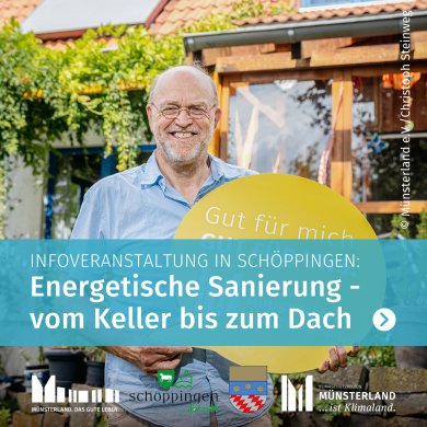 Plakat: Vortrag zur Energetischen Sanierung der Verbraucherzentrale