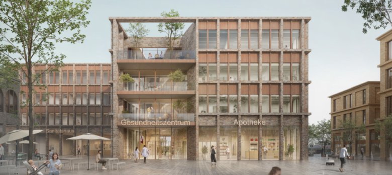 Visualisierung des Gesundheitszentrums Gronau Visualisierung des Gesundheitszentrums Gronau
