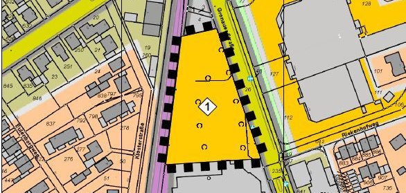 Ausschnitt aus der 118 Änderung des Flächennutzungsplanes Ausschnitt aus der 118 Änderung des Flächennutzungsplanes