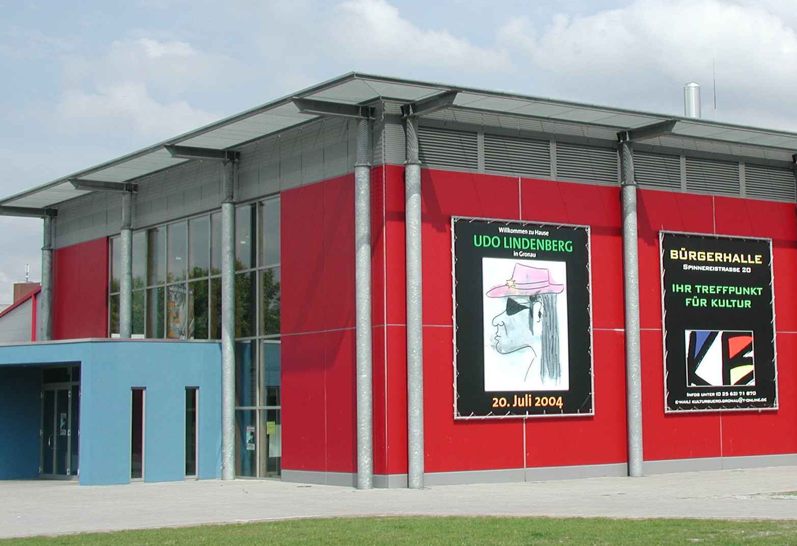 Ansicht der Bürgerhalle Gronau