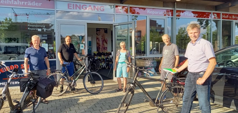 Fahrrad-Check-Kurs am Gronauer Bahnhof