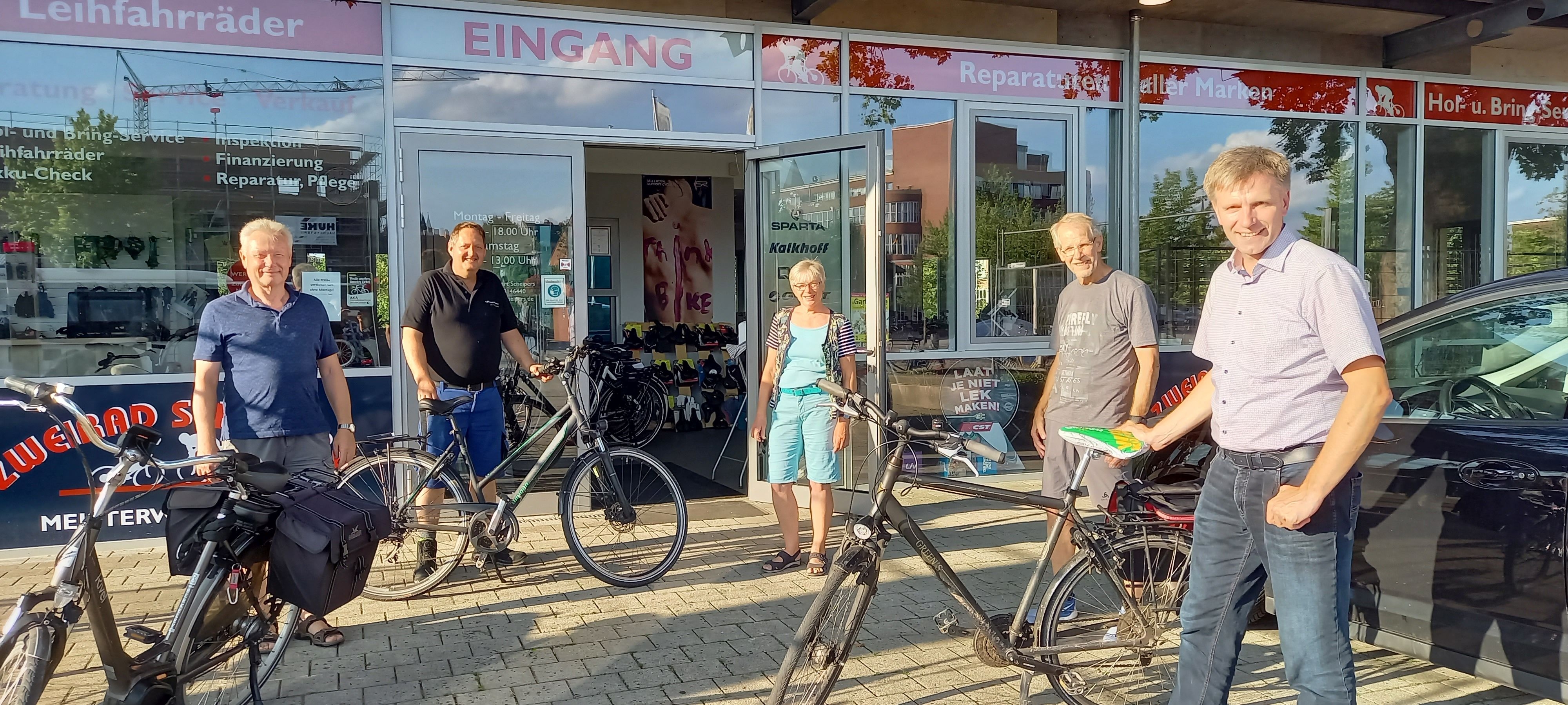 Fahrrad-Check-Kurs am Gronauer Bahnhof