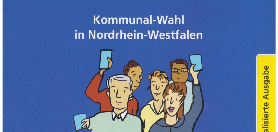 Broschüre Kommunalwahl in Leichter Sprache