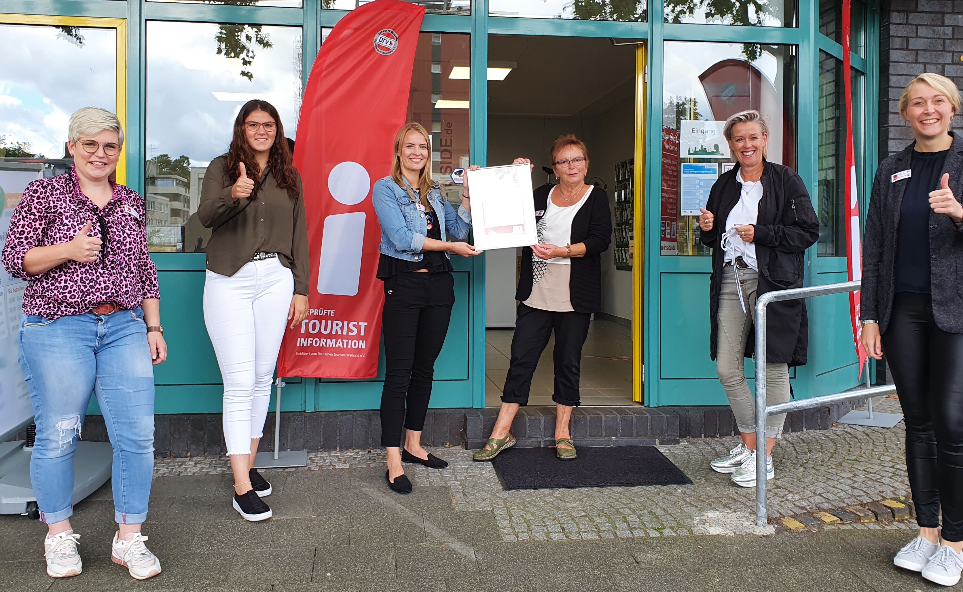 Mitarbeiterinnen Touristinfo ausgezeichnet