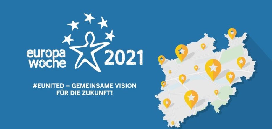 Sie sehen ein Schaubild zur Europawoche 2021