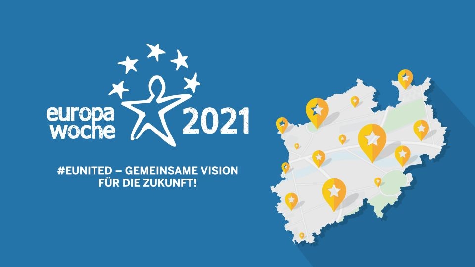 Sie sehen ein Schaubild zur Europawoche 2021