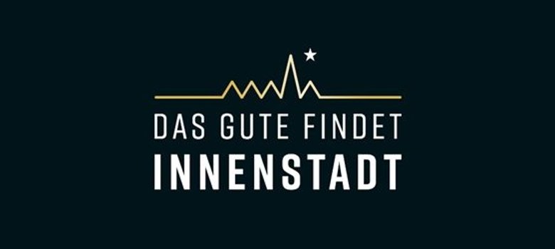 Sie sehen das Logo "Das Gute findet Innenstadt"