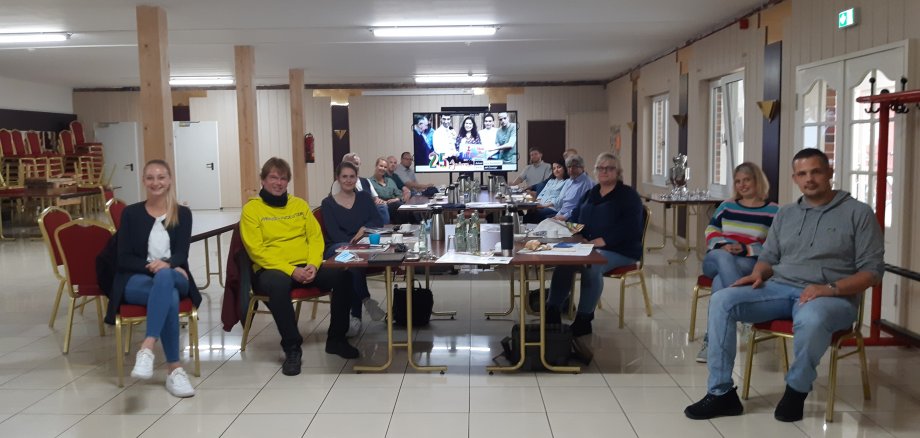 Gruppenbild im Haus der Begegnung