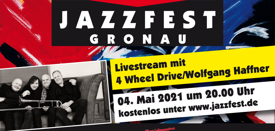 Plakat für das Jazzfest Gronau.
