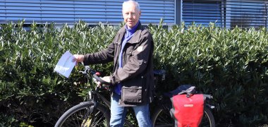 Fahrradbeauftragter der Stadt Gronau Hermann Nieratschker.