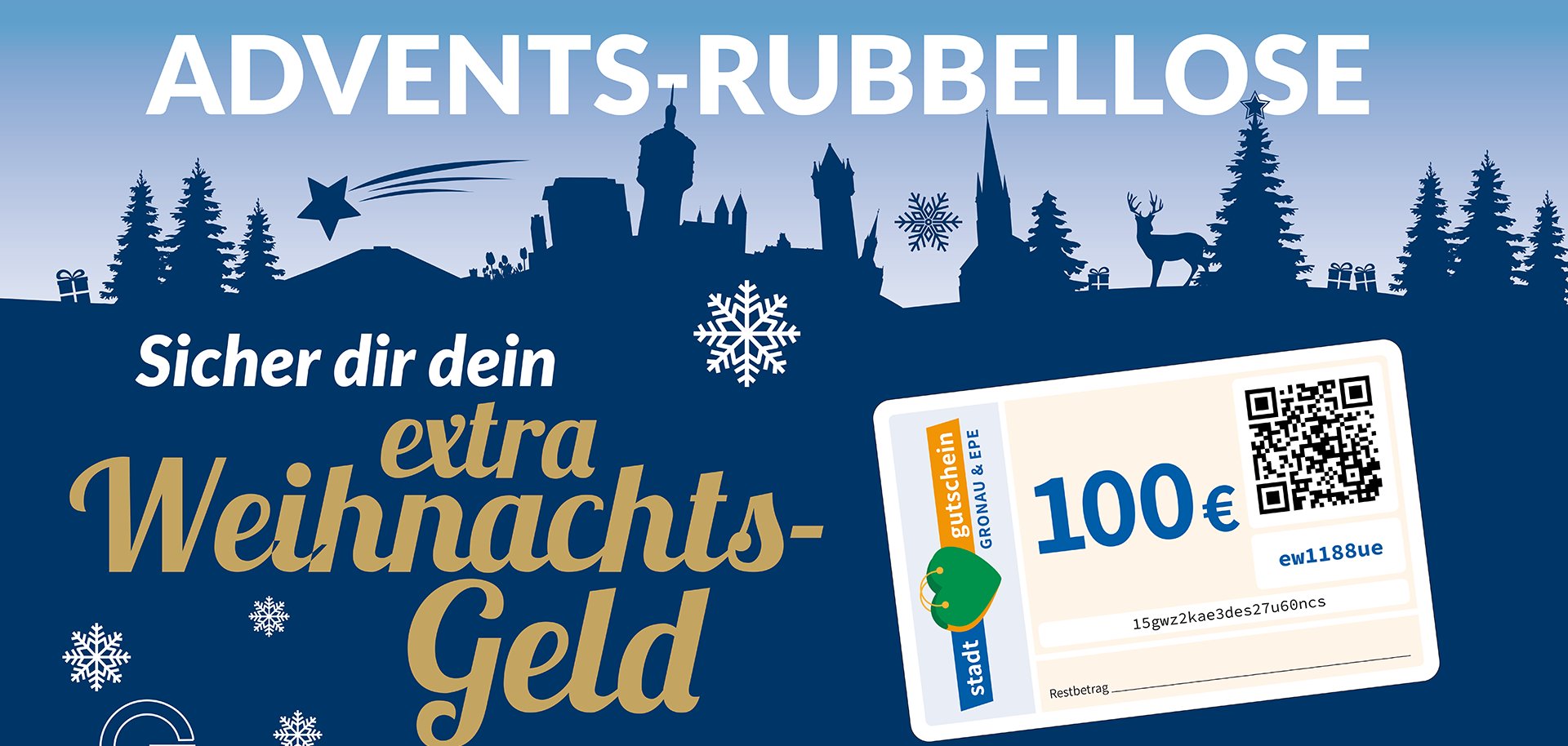 Das Advents-Rubbellos.