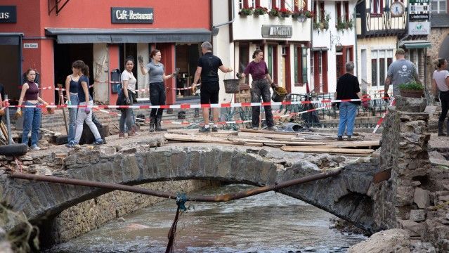 Bild von der Unwetterkatastrophe