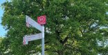 Knotenpunkt-Schilder für Radfahrende