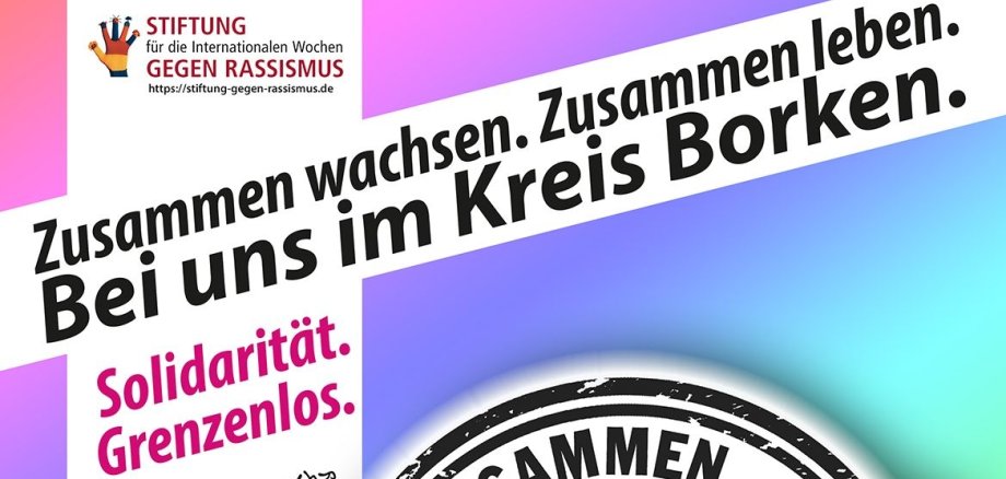 Das Plakat zu den Internationalen Wochen gegen Rassismus.