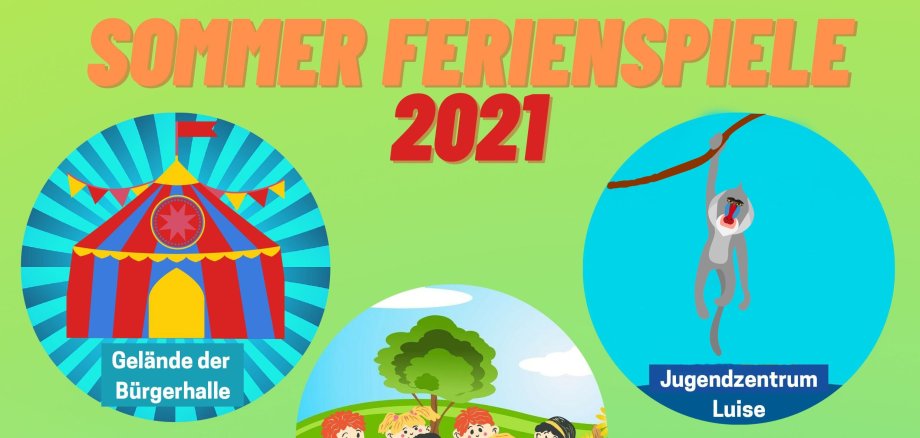 Das Plakat mit den einzelnen Programmpunkten der Sommerferienspiele 2021.