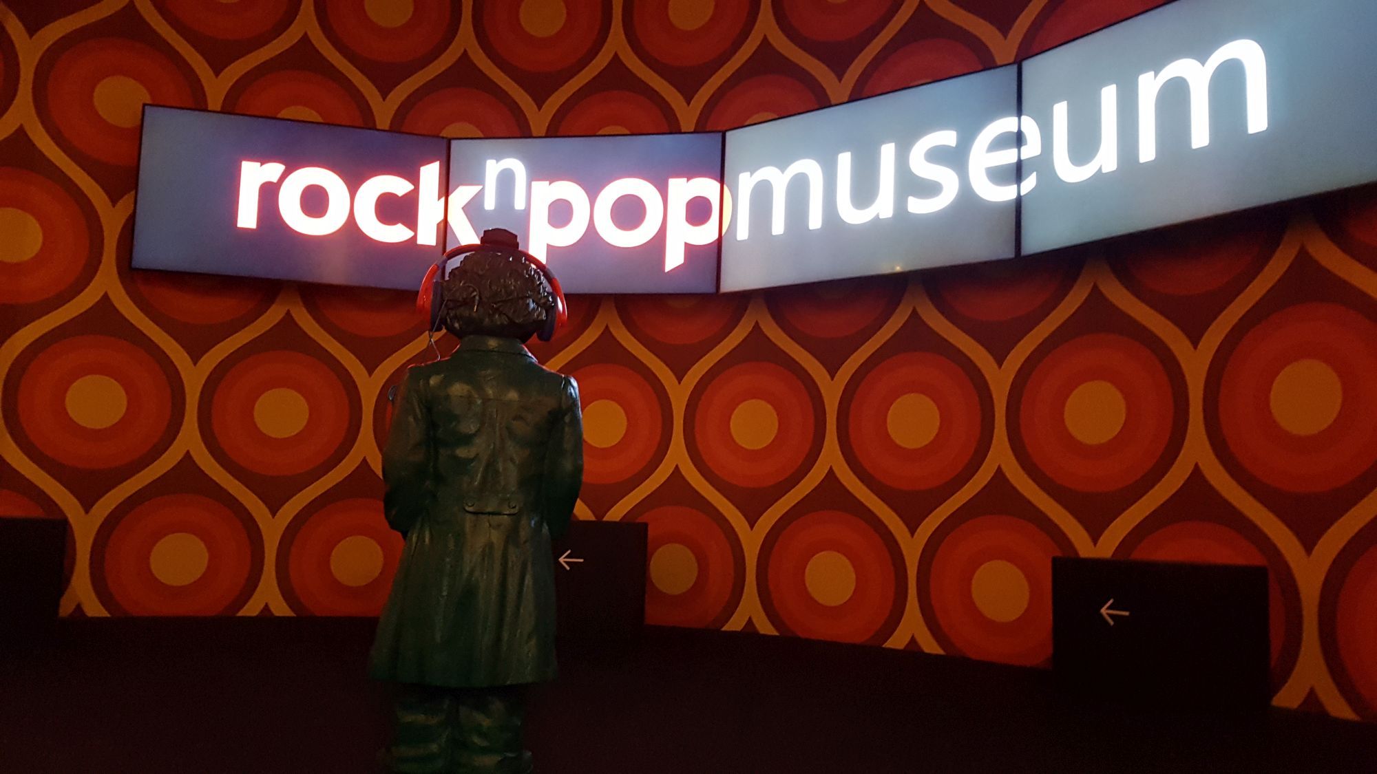 Eine Beethoven-Figur im rock'n'popmuseum.