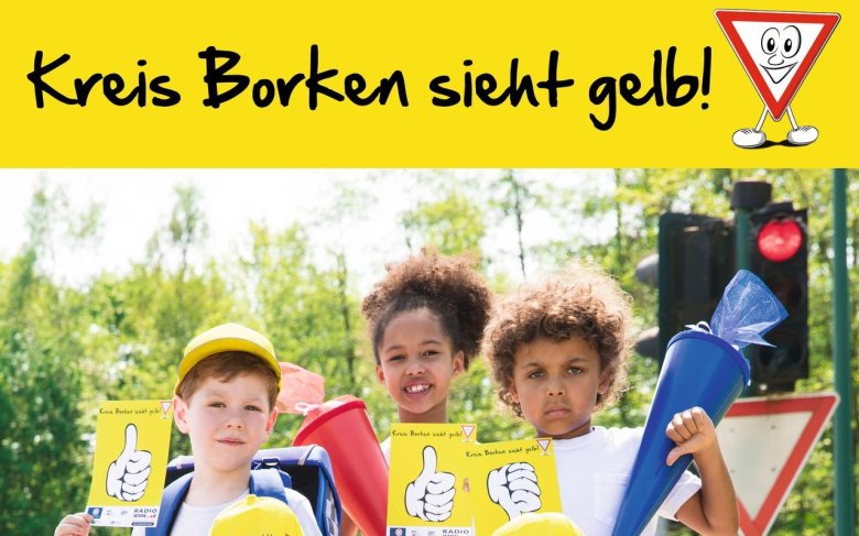 Die Kampagne "Kreis Borken sieht gelb".