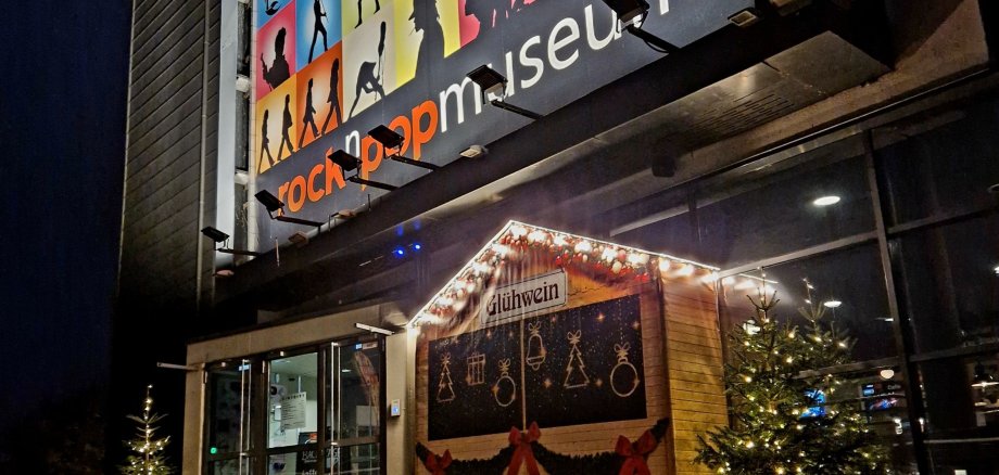 Glühweinstand am rock'n'popmuseum