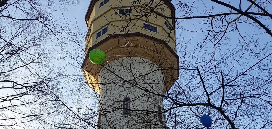 Der Wasserturm der Stadt Gronau.