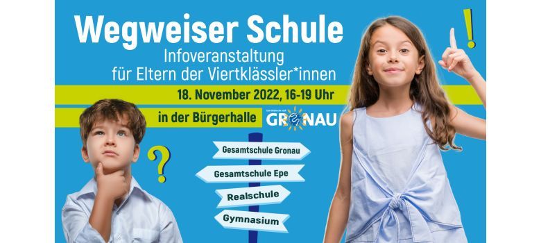 Informationsflyer zur Veranstaltung Wegweiser Schule