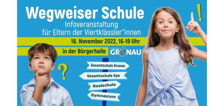 Informationsflyer zur Veranstaltung Wegweiser Schule