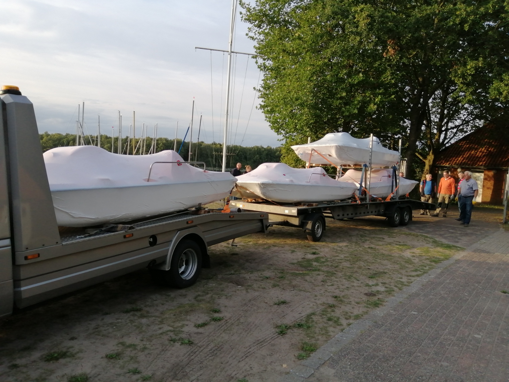 Neue Tretboote am Dreiländersee