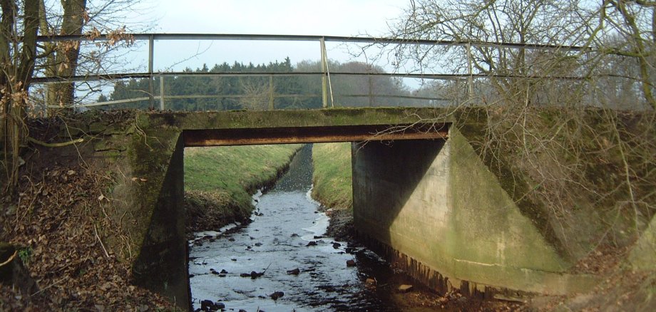 Die Brücke am Flörbachweg.