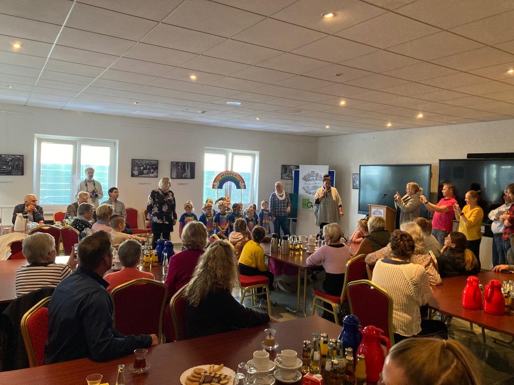 Integrationspreisverleihung an Roswitha Kolhoff im Haus der Begegnung.