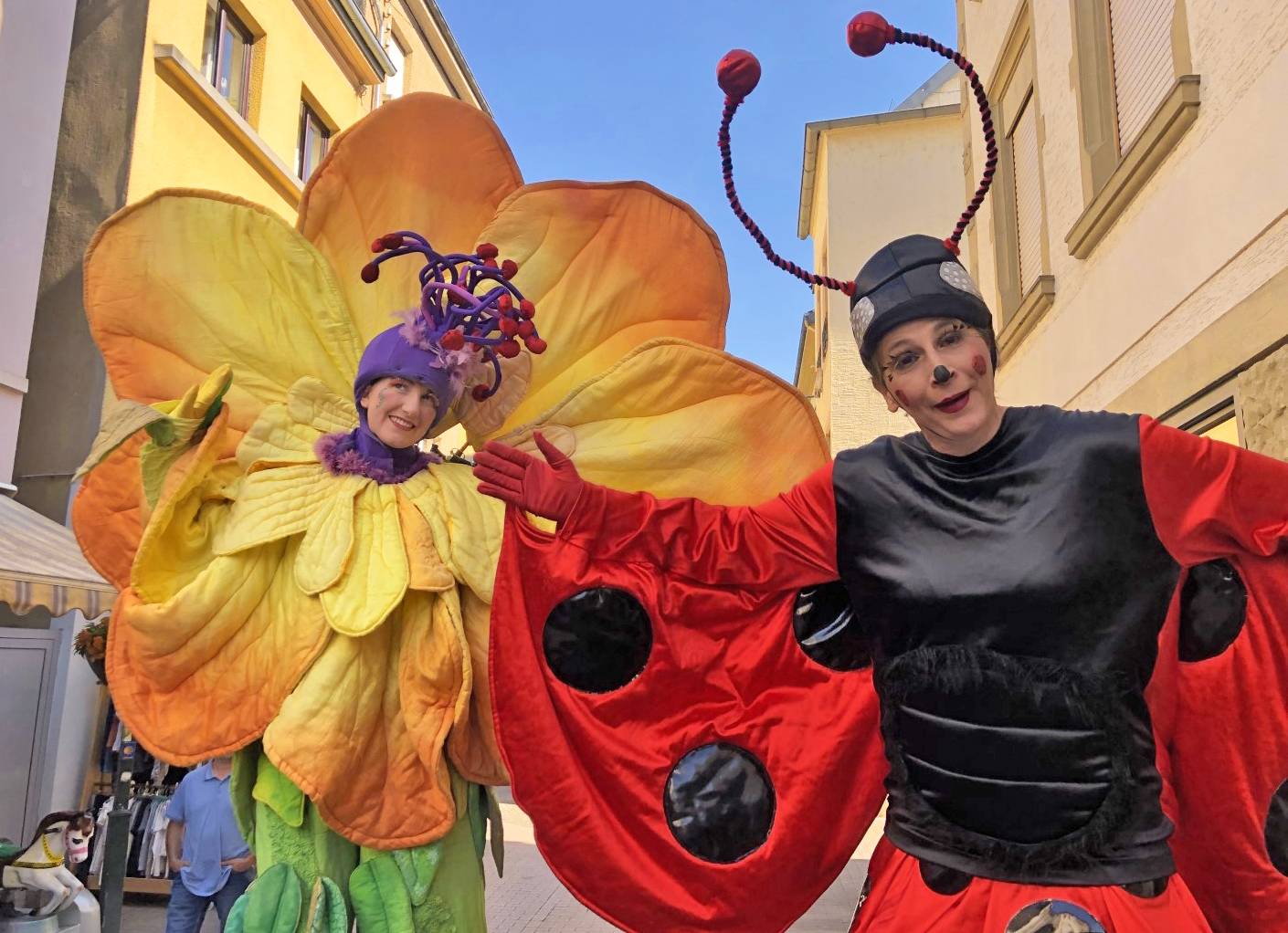 Die Garten-Parade auf dem Eper Frühlingsfest.