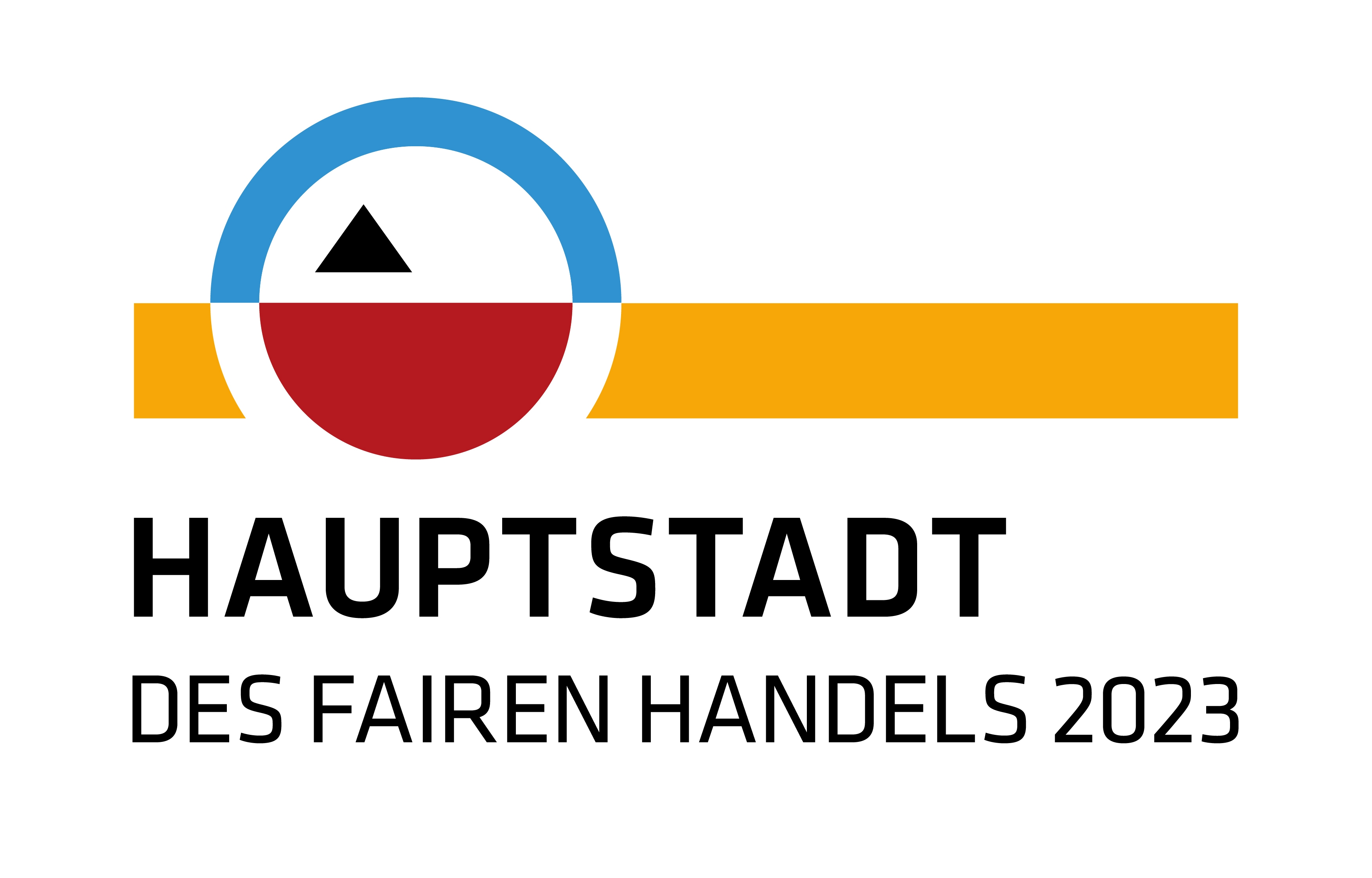 Logo Hauptstadt des Fairen Handels 2023.