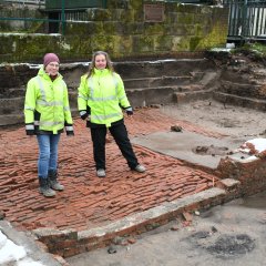 Archäologische Grabungen auf dem Areal des Rathausneubaus 