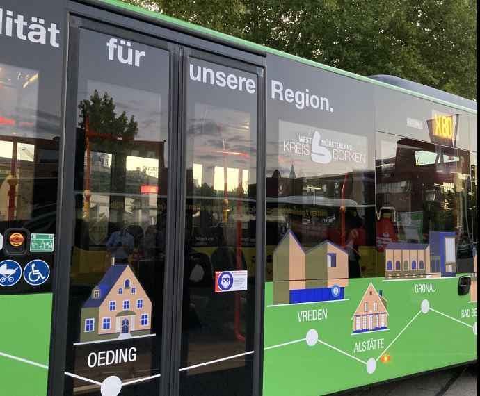 X80 Fahrplanänderung ab dem 8. Januar 2024