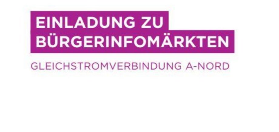 Einladung zu Bürgerinformärkte