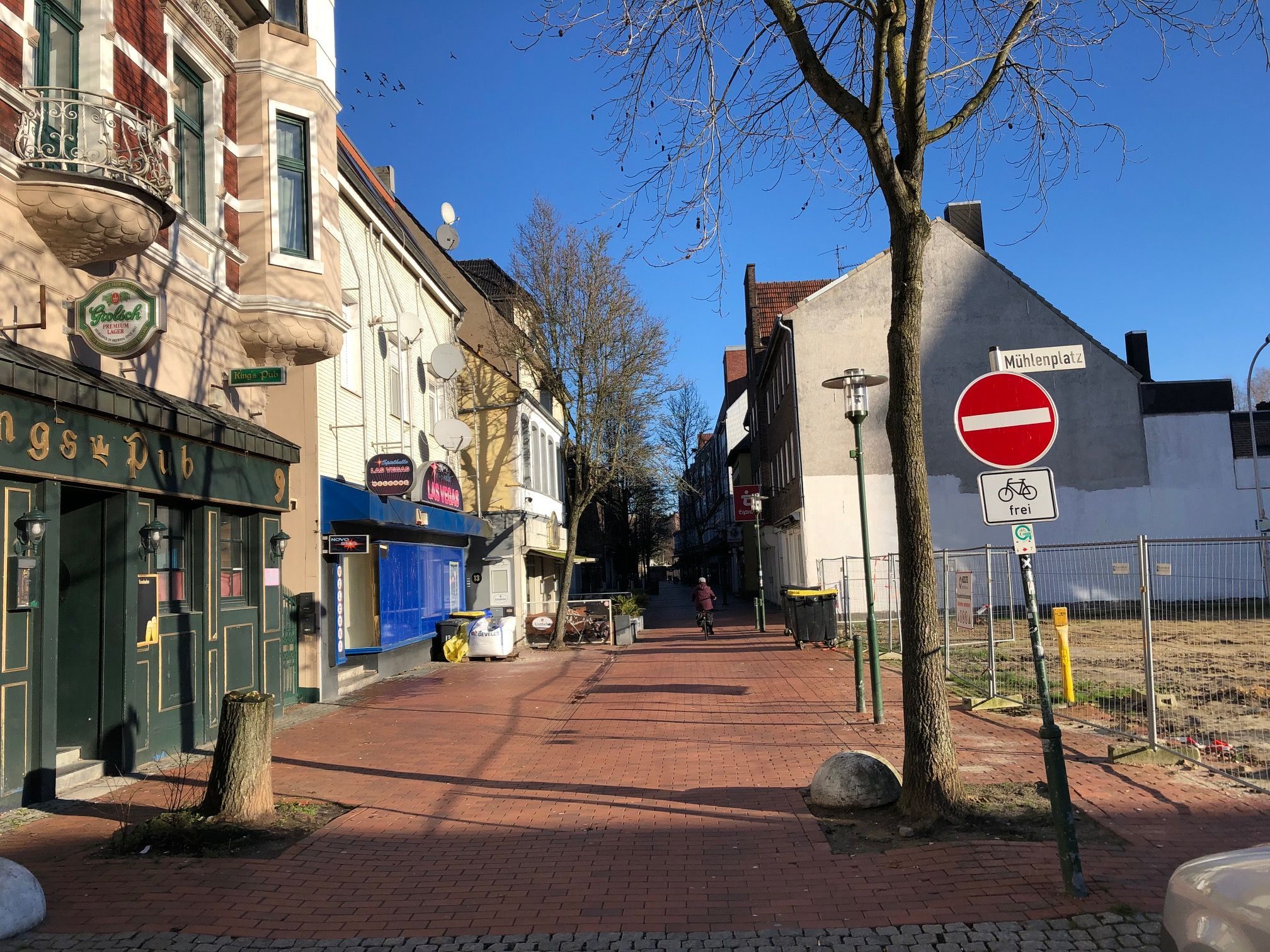 Blick in die Bahnhofstraße